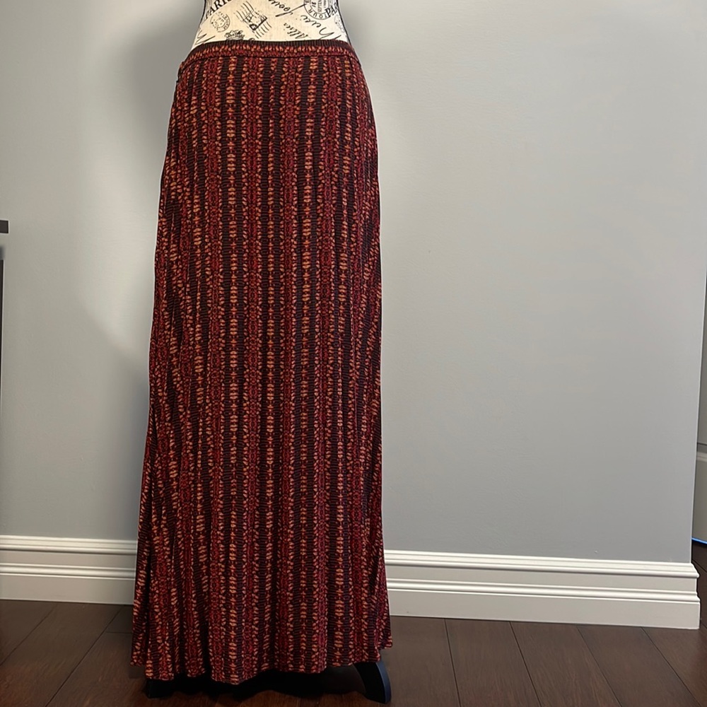 Lucy And Laurel Printed Multicolored Maxi Skirt - image 2